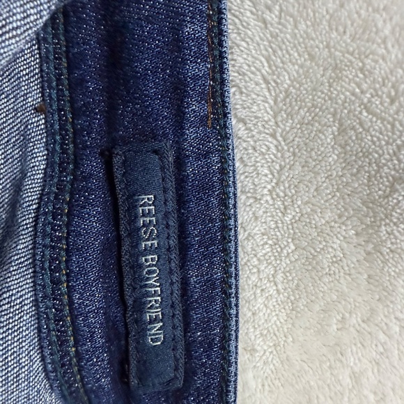 Lucky Brand Reese Boyfriend Jeans Womens Plus 22W Blue Denim Dark Wash Cropped - Picture 12 of 12